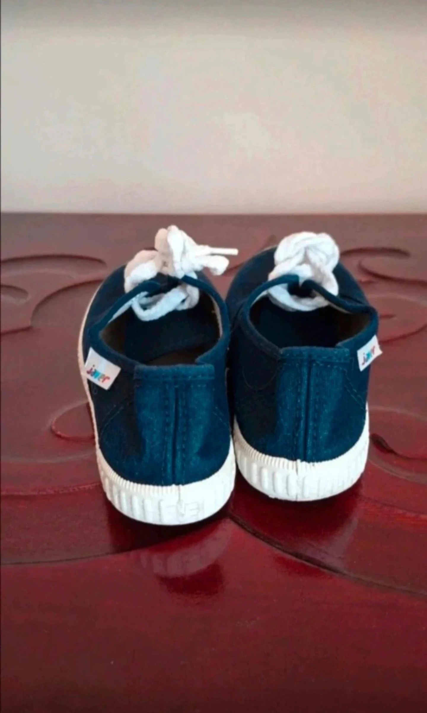Zapatillas lona de niñ@,  talla 30. Azul marino – photo 3